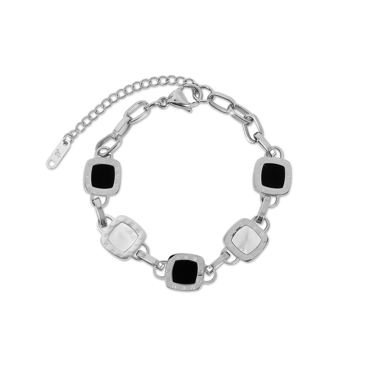 Silver Square Clip | Bracelet