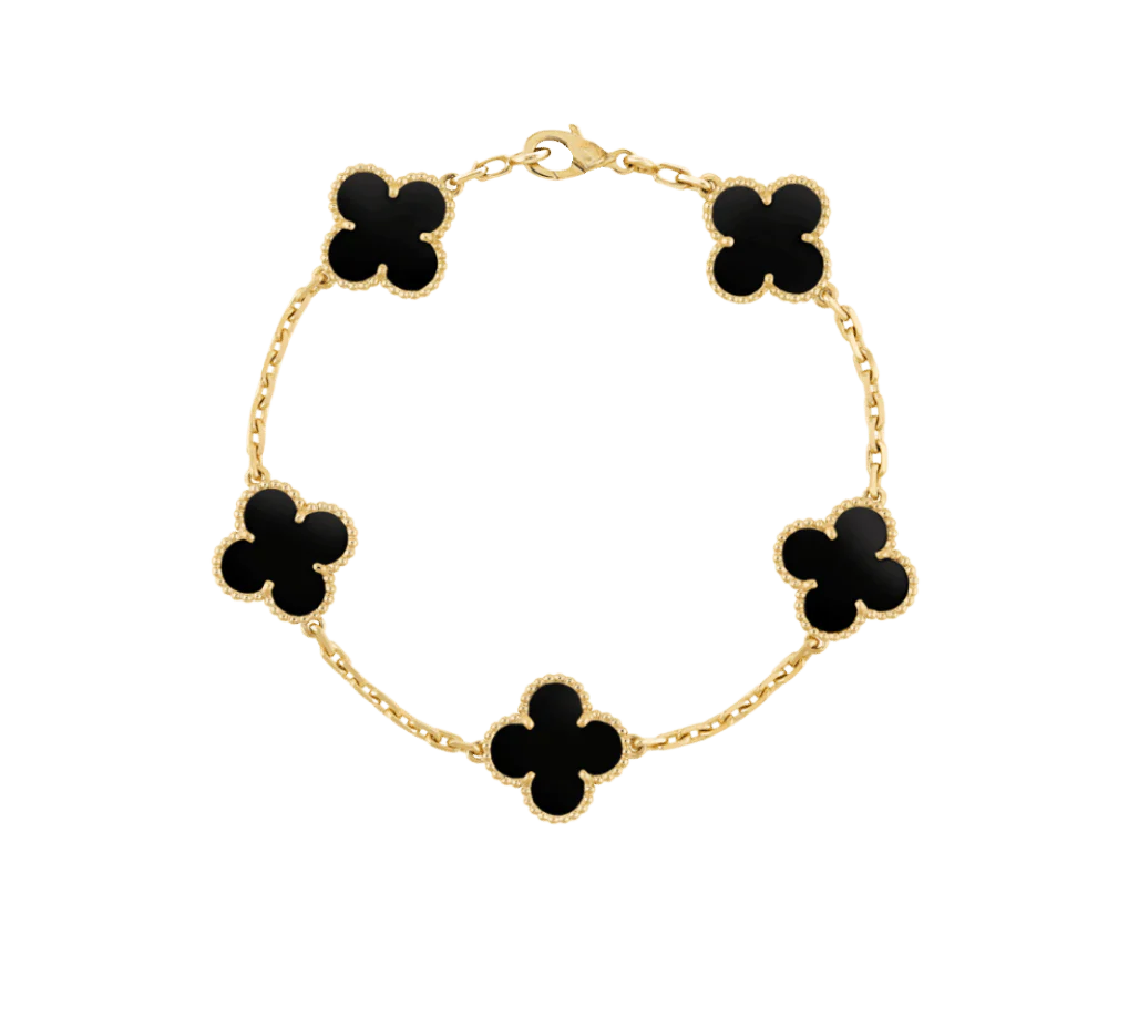 Golden Harmony | Clover Bracelet Set