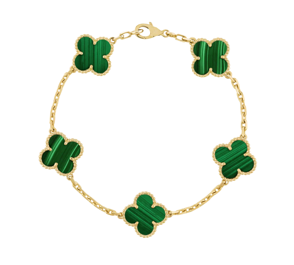 Golden Harmony | Clover Bracelet Set