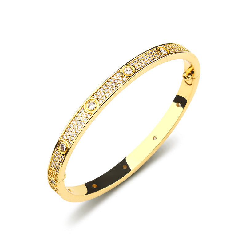 Golden Eternity | Zircon Bracelet