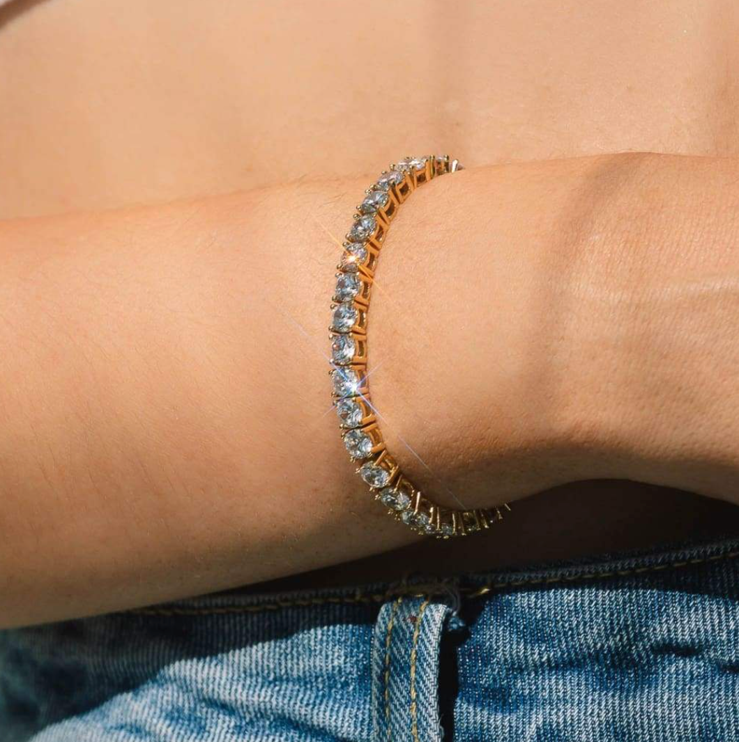 Golden Sparkle | Tennis Bracelet